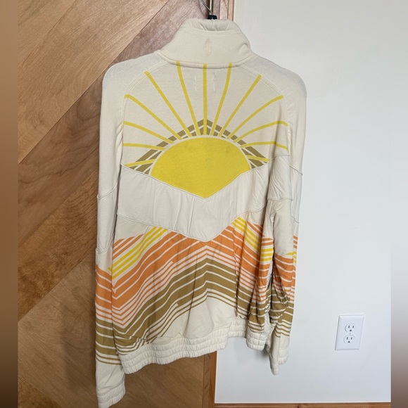 Free people Walk the line pullover in beach combo - Picture 2 of 3